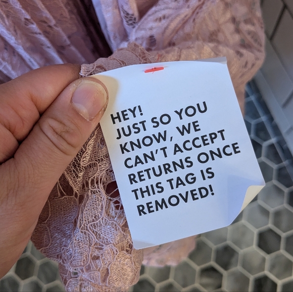 NEW ASOS DESIGN Curve Exclusive Lace Pleated With Tie Detail Blush Pink - Picture 12 of 12